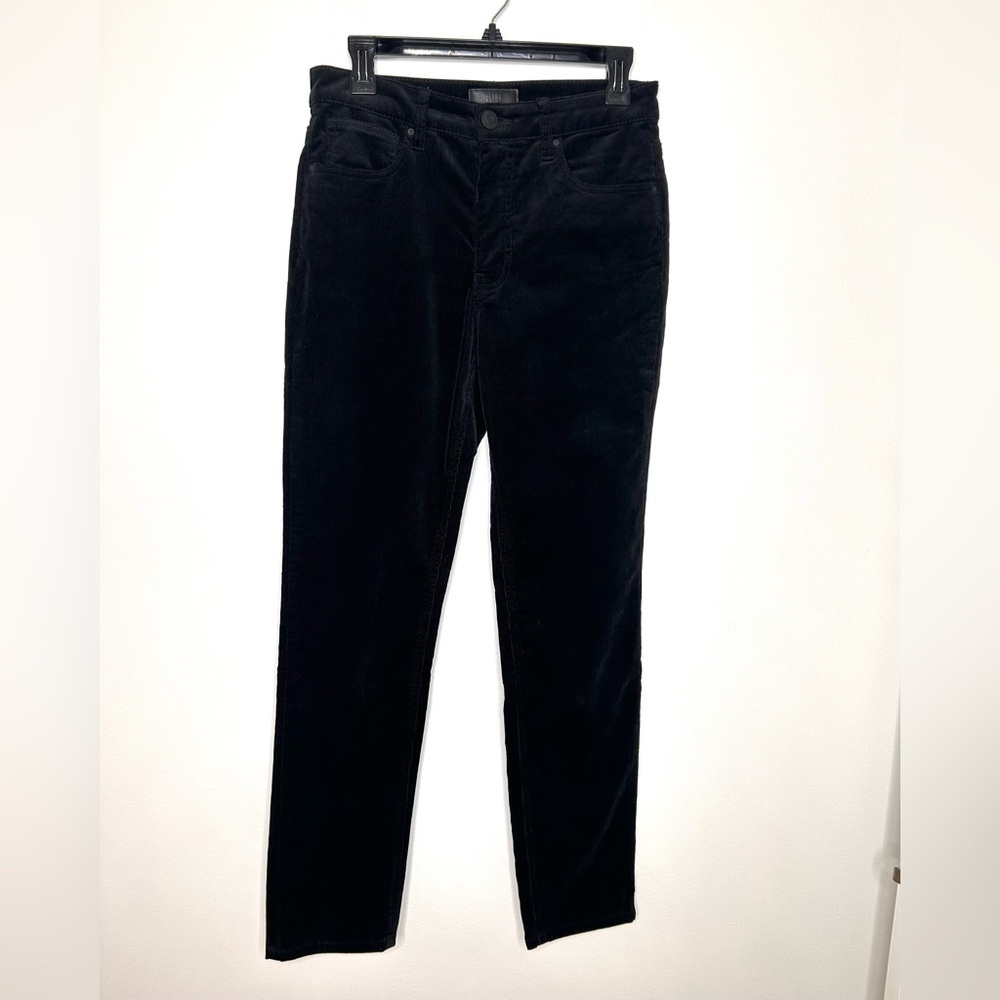 Kut from the Kloth Rachael Corduroy Fab AB Mom Jeans Sz 2 Black Stretch Classic